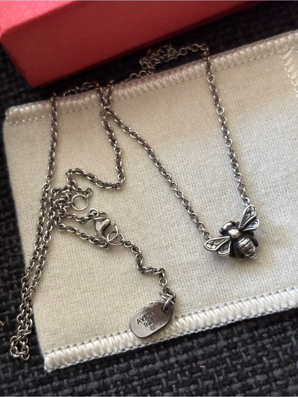 RARE RETIRED James Avery Honey Bee 3-pc Set- Ring, Necklace, and earrings - Picture 7 of 7